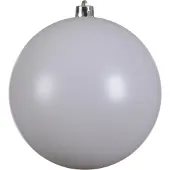 Christmas Decoration Weihnachtskugeln Kunststoff 20cm 1 Stück - Winterweiß