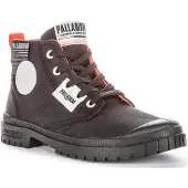 Palladium Sp20 Overlab Vegan Moleskine Mittelhochgeschnittene Stiefel aus Nylon in Schwarz – undefined / Schwarz
