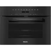 Miele H 7240 BM Kompakt-Backofen mit Mikrowelle 11104080, Obsidianschwarz