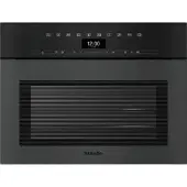 Miele DGC 7440 HCX Pro Griffloser Kompakt-Dampfbackofen 12305520, Obsidianschwarz matt