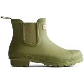 Hunter Chelsea Boots Unisex Grün Gummi
