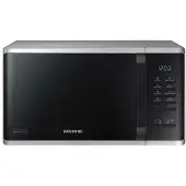 Samsung MS23K3513AS, Arbeitsfläche, Solo-Mikrowelle, 23 l, 800 W, Tasten, Silber