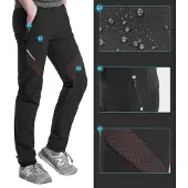 RockBros Patrol winddichte Fahrrad-Trekking-Sporthose Größe XL - schwarz