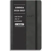 De Hobbit Luxe Taschenkalender 2026-2027 ±A6 Velours-Optik Anthrazit