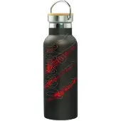 Baagl Thermoflasche mit Bambusdeckel Lava 500 ml