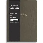 De Hobbit Taschenkalender 2026-2027 A6 gewaschenes Kraftpapier
