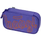 Baagl Federmäppchen Schulmäppchen Federtasche Kinder Federmappe - Orange