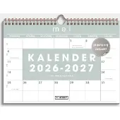 De Hobbit Monatskalender Schuljahr 2026-2027 A4 Mint