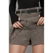 Hiccups for Kids Hoch taillierte, gefältelte Mini-Shorts