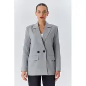 MixRay Langarm-Button-Blazer