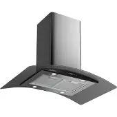 Klarstein Dunstabzugshaube 90cm, Abluft Dunstabzugshaube mit Spülmaschinenfestem Filter, LED-Beleuchtung & Touch Controls, Leise Abzugshaube mit 600 m³/h Luftstrom, Energieeffiziente Wandhauben