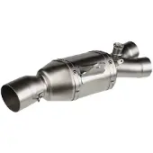 Akrapovic Yamaha Yzf-r6 600 2008-2025 L-y6so4/td/1 Verbindungsrohr Silber Silber One Size