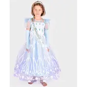 Den Goda Fen Kostüm - Prinzessin Kleid - Die Eiskönigin - - 6-8 Jahre (116-128) - Kostüme