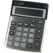 Titanum Taxo 12-stelliger Taschenrechner TG-122 Silber