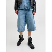 Jack & Jones Jeansbermudas "JJIBILLY JJLUCA JORTS AKM 793 LN" Baumwolle
