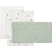 cambrass Ardi 50x90x1 Cm Spannbettlaken Für Gitterbett 3 Einheiten