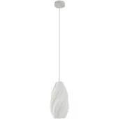 LINDBY Pendelleuchte Nuvia, Ø 15,5 cm, weiß, 3D Druck