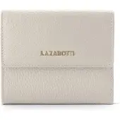 Lazarotti Leder Geldbörse Bologna Leather Wallet With 8 Card Slots Cream creme