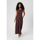 Kaffe Midirock "Damen Rock KAallie", Damen, Gr. 40, rot (fudge), Obermaterial: 100% Polyester PES., Röcke Midirock