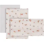 cambrass Senda 60x120x1 Cm Spannbettlaken Für Kinderbett 3 Einheiten