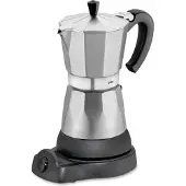 Cilio Espressokocher 6 Tassen Aluminium elektrisch 480 W Ø11,5cm