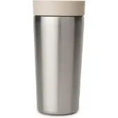 Brabantia Thermobecher Make & Take - Kaffeebecher To Go - 360 ml - Soft Beige