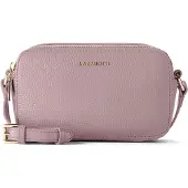 Lazarotti Umhängetasche "Bologna Leather Umhängetasche Camera-Bag Leder Double-Zip 18 cm"