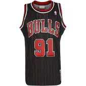 Mitchell & ness Basketball-T-Shirt Chicago Bulls Dennis Rodman Schwarz - L