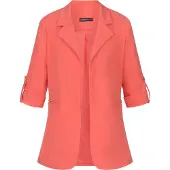 Cloud5ive Allwetterjacke "Turn-Up 3/4 Sleeve Blazer" 1 Stk. tlg. ohne Kapuze