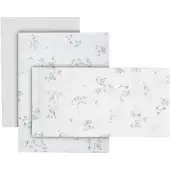 cambrass Merlo 50x90x1 Cm Spannbettlaken Für Gitterbett 3 Einheiten