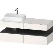 Duravit QA4765049840010 QTG KWTU WH Ek. 1400x550x600 Wß Smt H