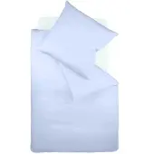 Fleuresse Uni Interlock Jersey Bettwäsche Colours Kissenbezug einzeln 40x80 cm | bleu - blau