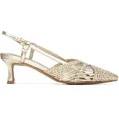 Xti für Damen. 14530101-ORO Schuhe 145301 gold (39), 5 bis 8 cm, Schnalle, Lässig, Party