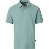 Casamoda Poloshirt Stretch Melange Grün