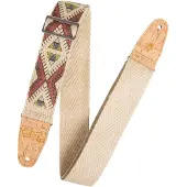 Levys Leathers MH8P-002 2" Naturhanf Gurtband Tribal mit Kork Enden