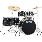 Tama Imperialstar 22 6teiliges Schlagzeug mit Meinl-Becken Hairline schwarz