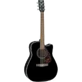 Yamaha FX370C Elektro-Akustikgitarre Schwarz