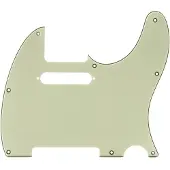 Fender Telecaster-Schlagbrett 8 Löcher 3-lagig Mint Green