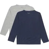 Minymo Bluse - 2er-Pack - Navy/Grau - - 4 Jahre (104) - Blusen