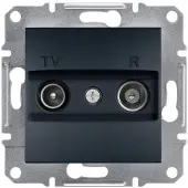 Schneider Electric Enddose RTV ohne Rahmen, anthrazit Schneider Asfora EPH3300171