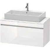 Duravit Waschtischunterschrank Com DuraStyle 100x47,8cm, w hgl/we ma, f Kons, 1 Ausz.