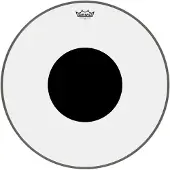 Remo Controlled Sound Clear schwarz Dot Bassdrumhead 22"