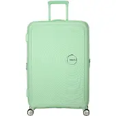 American Tourister Soundbox Spinner 77/28 TSA Expandable pastel green
