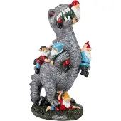Relaxdays Gartenfigur Dinosaurier