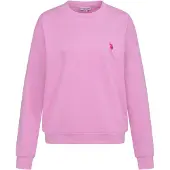 U.S. POLO ASSN. . Damen Sweatshirt Pullover aus Baumwoll-Stretch