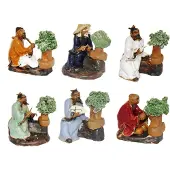 Exotenherz Bonsai Figuren Set Bonsai Master 6 Verschiedene Figuren