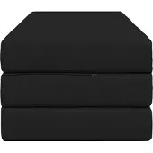 vidaXL Klappsofa Bett 120 x 67 x 45 cm Schwarz