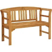 vidaXL Gartenbank 114 cm Massivholz Akazie