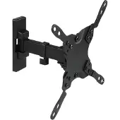 TooQ LP2042TNL-B - Schwenk und neigbare Wandhalterung für Monitor/TV/LED von 13 "bis 42", bis 20 kg Gewicht, Abstand zur Wand 60mm bis 190mm, Neigung