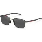 Porsche Design P8982 Unisex-Sonnenbrille Vollrand Quadratisch Metall-Gestell, grau